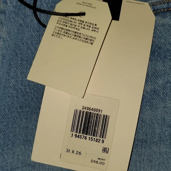 Levi's WEDGIE STRAIGHT FIT WOMEN'S JEANS SIZE 31×26 - Picture 5 of 6